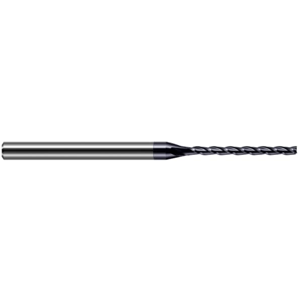 Miniature End Mill - Square - Long Flute, 0.1250" (1/8), Overall Length: 3"